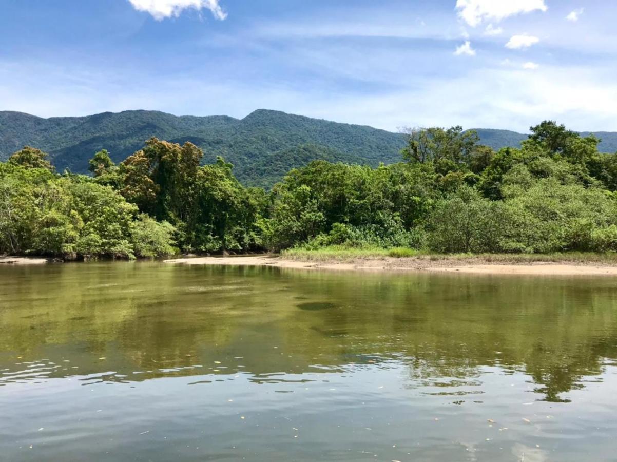 Casa A Beira Do Rio Jaguareguava Na Mata Atlantica Em Bertioga Sp Βίλα Εξωτερικό φωτογραφία