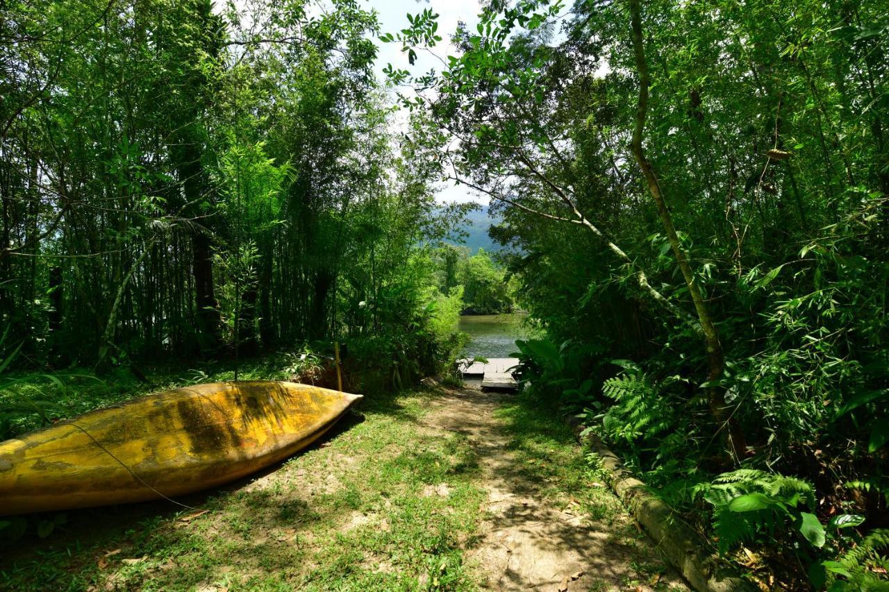 Casa A Beira Do Rio Jaguareguava Na Mata Atlantica Em Bertioga Sp Βίλα Εξωτερικό φωτογραφία