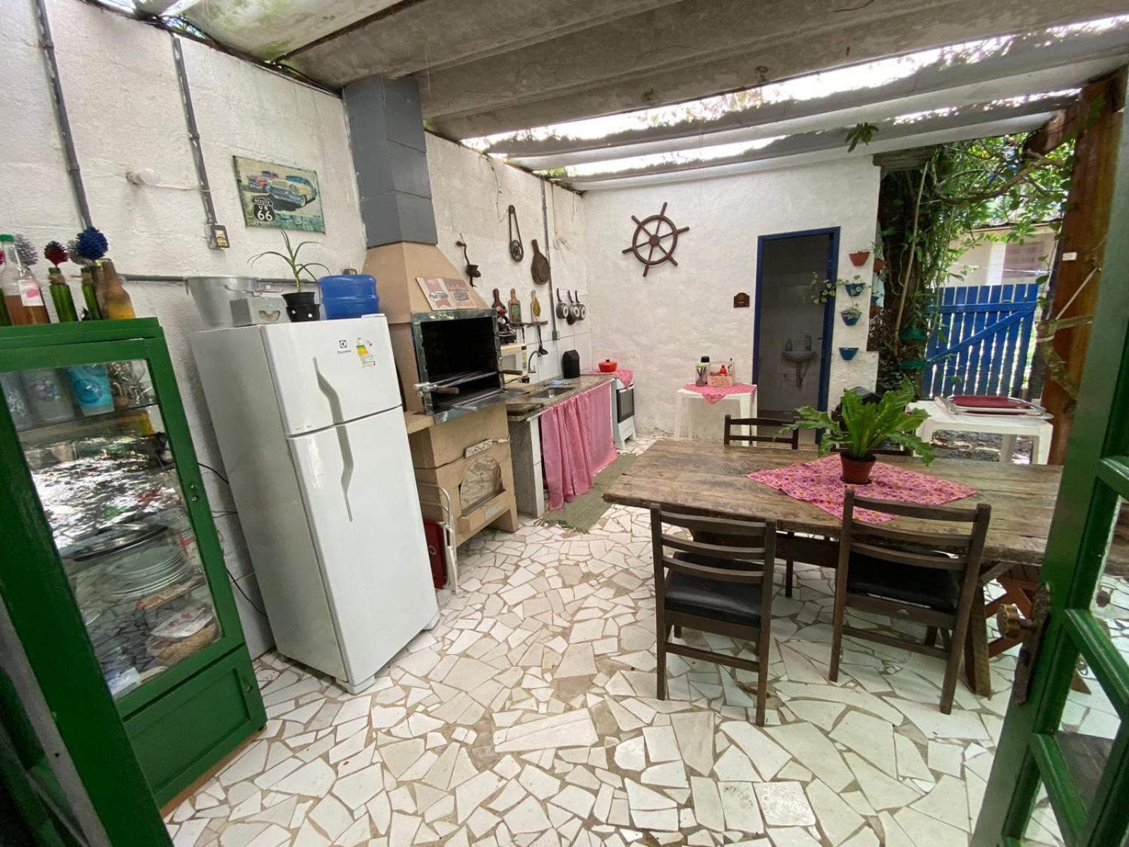 Casa A Beira Do Rio Jaguareguava Na Mata Atlantica Em Bertioga Sp Βίλα Εξωτερικό φωτογραφία